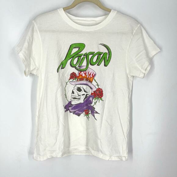 Daydreamer Poison Band Tee Sample Piece White Small NWOT - Picture 4 of 4